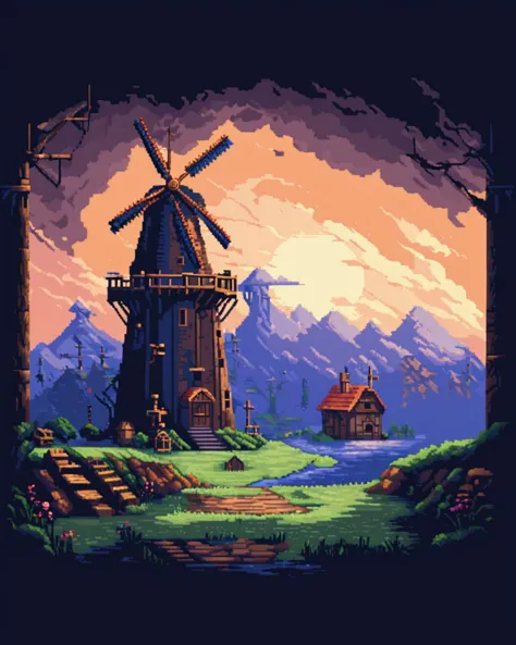 16-bit pixel backgrounds (v2)