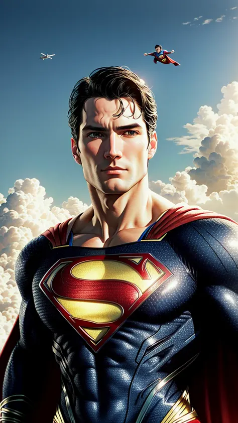 (best quality:1.3), (masterpiece:1.3), (realistic:1.4), (detailed:1.1),   artwork of (Superman:1.3) soaring over the city of Rio de Janeiro, Brazil. The artwork should be highly detailed, and should accurately depict the character of Superman, including hi...