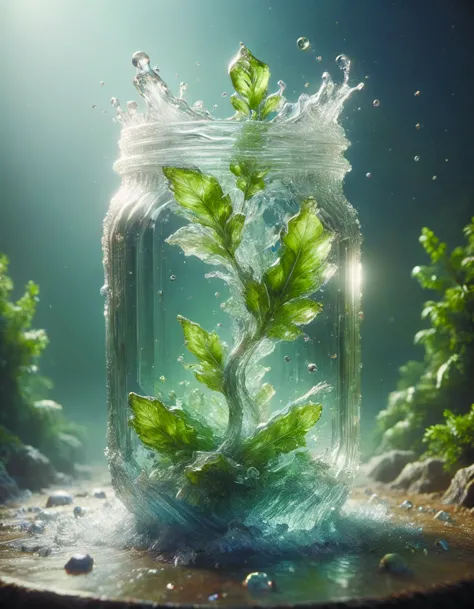 a bong packed to the brim with beautiful light green bud,crystal clear water biome inside the glass,realistic concept,eytan zana...