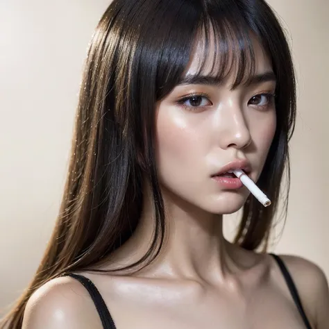 smoking woman