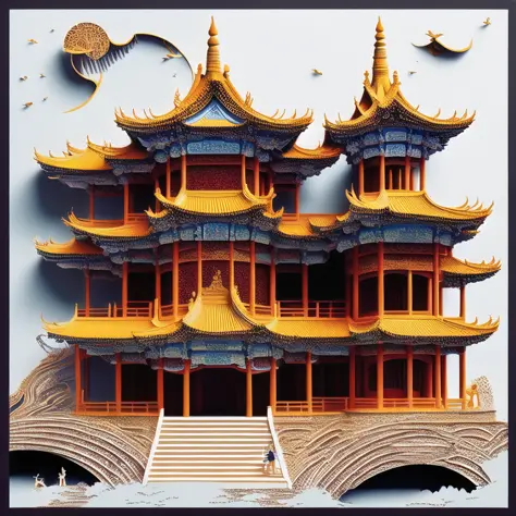 mdjrny-pprct, Zhangjiajie mountains, east asian architecture, happy birthday