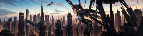 highres, absurdres, masterpiece, high quality, highly detailed, aerial view of a scifi city skyline, sunset
AND
highres, absurdres, masterpiece, high quality, highly detailed, aerial view of a scifi city skyline, sunset
AND,
highres, absurdres, masterpiece...