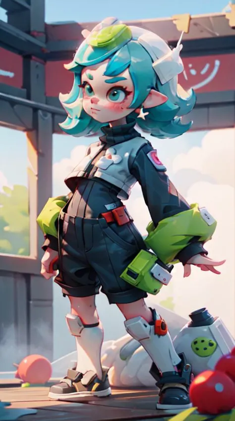 ((Best Quality, Masterpiece))   <lora:Tideplay:0.6> Tide Play, octoling, Inkling, Splat, , racing,