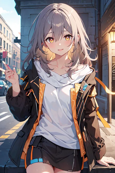 (masterpiece,best quality:1.4),(highres,perfect anatomy:1.2),official wallpaper,pixiv id,
outdoors,street,lamppost,
1girl,solo,(full body:0),silver hair,bronya zaychik,
collarbone,(long hair,bangs,hair between eyes),(bright pupils,detailed pupils,glint),seductive smile,(blush:0),
<lora:stelleHsr:1>,