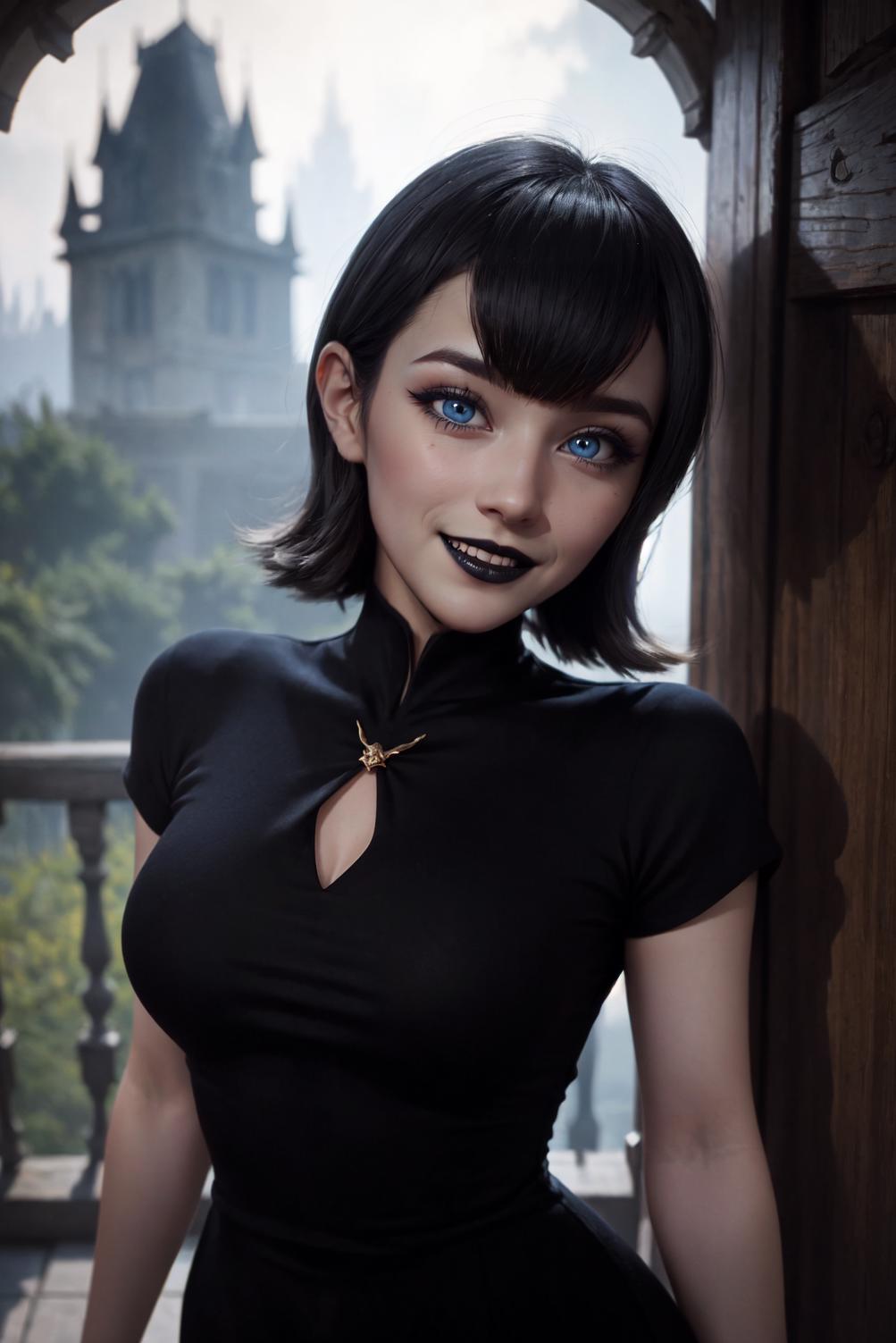 Mavis dracula, Mavis Dracula style, Hotel transylvania, Short hair - SeaArt  AI