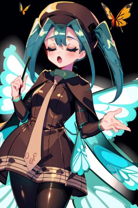 Bug-type Trainer Miku [むしミク] | Pokémiku / ポケミク