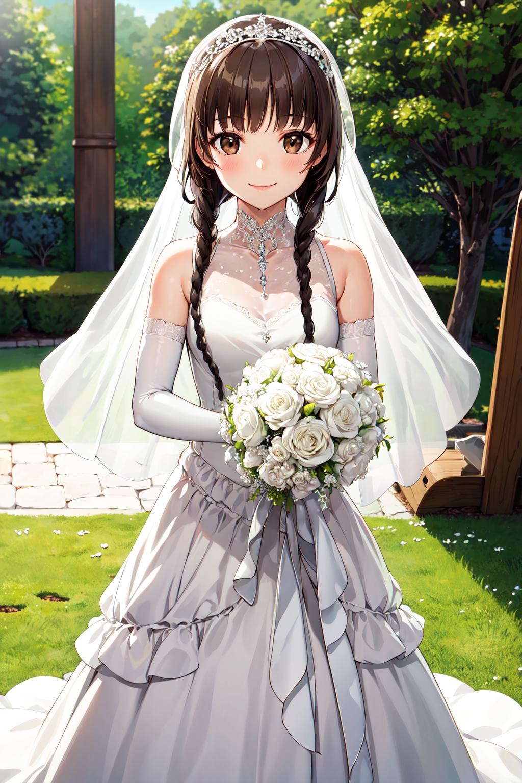 Anime wedding dress anime wedding dress anime wedding dress - SeaArt AI