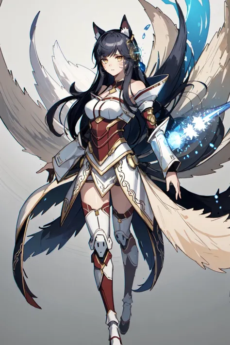 a woman with a sword and wings in a dress