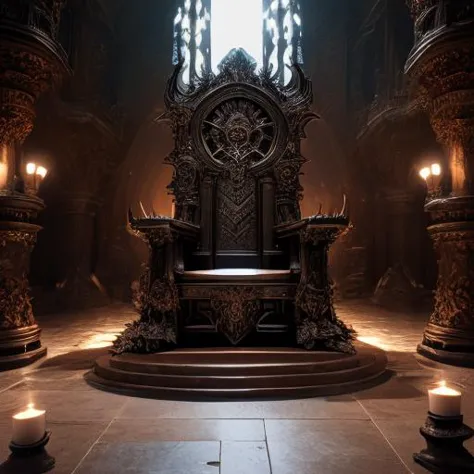 realistic analog photo, award winning photo,
 <lora:RealmsOfFire:0.75> refi <lora:ThroneRoom:0.75> throneroom, large throne, chandelier, stage, dark, light <lora:khorne:0.75> khorne, armor, skull,
RAW, highres, 8k, uhd, High Dynamic Range, tonemapping, crisp details,