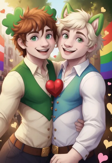 When Irish hearts are happy
All the world seems bright and gay
And when Irish eyes are smiling
Sure, they steal your heart away