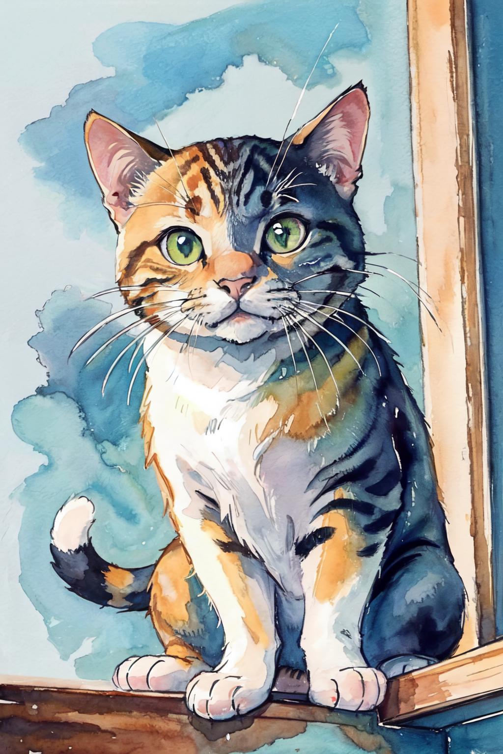 猫の絵coffeebreak