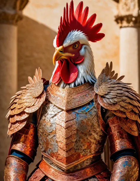 Wedding Photography A majestic image of Gilbert the war chicken captures the essence of courage and power. Standing tall and pro...