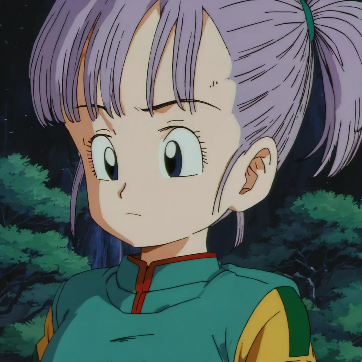 screencap de anime em mnst artstyle of bulma, alta definição, 4K, alta qualidade no estilo de akira toriyama