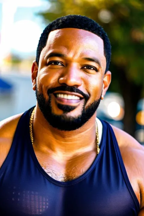 a close up of a man with a beard and a shirt on