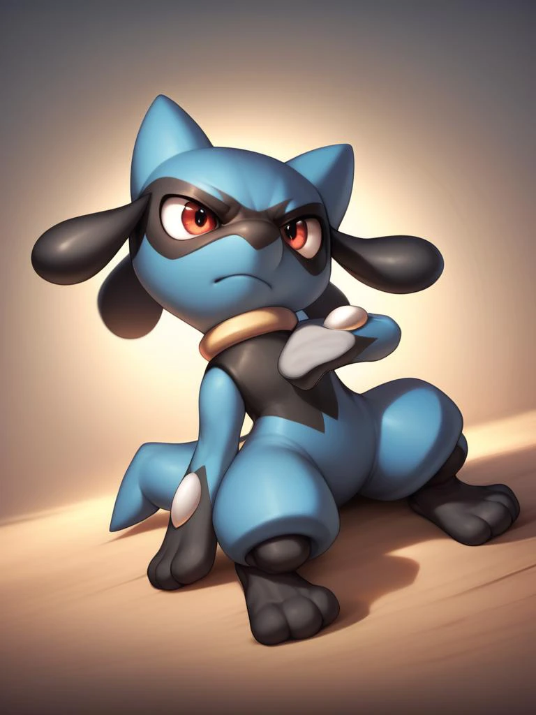 score_9,score_8_up,score_7_up,score_6_up,score_5_up,score_4_up,portrait,feral,full body,epic,gradient background,sitting, riolu,fight background