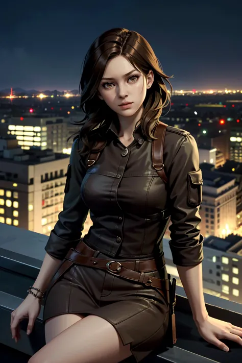 ((ultra detailed, masterpiece, absurdres))
 <lora:re6helena:0.8>
re6helena, 1girl, brown eyes, brown hair, overlooking the city ...