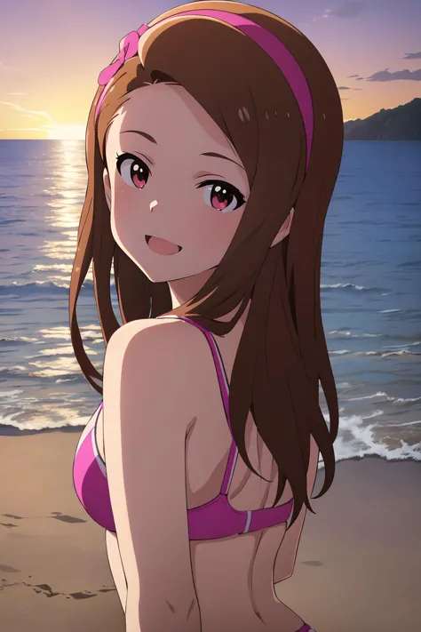 16k, highres, masterpiece, best quality, 
cinematic photo a pinup of iori minase <lora:iori-idolmaster-01:0.8>, on a seaside sta...