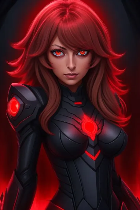 ((SFW)), [Aly Michalka|Farrah Fawcett], dark_persona_lora, extremely detailed face, zako style, corruption, red eyes, glowing eyes, 
<lora:dark_persona_v1:1>