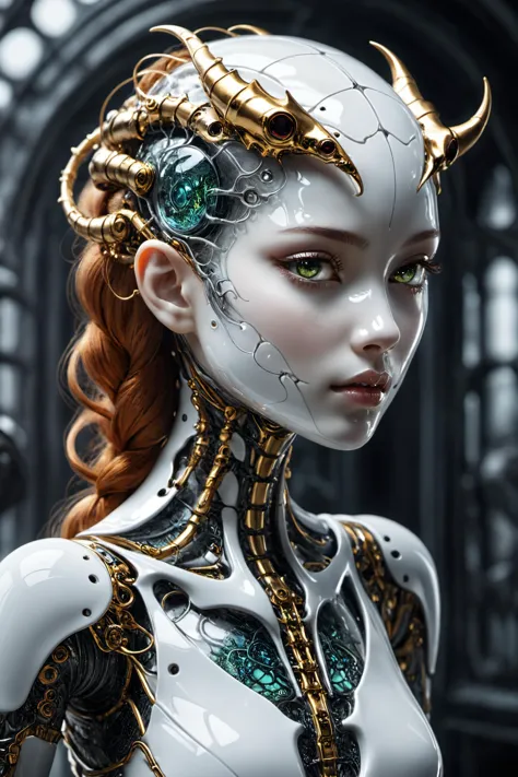 breathtaking breathtaking cinematic photo Hyperrealistic art RAW candid close up photo of an ethereal neural network organism,divine cyborg dragon:2 girl:0.3,ginger:0.5 biomorph,glass skeleton,skinless:3,anatomical face,biomechanical details,(empty background),natural lighting,style of h. r. giger,(sharp focus, hyper detailed, highly intricate),. Extremely high-resolution details,photographic,realism pushed to extreme,fine texture,incredibly lifelike,looking at viewer,intense stare,, Ultra-HD-details . award-winning, professional, highly detailed