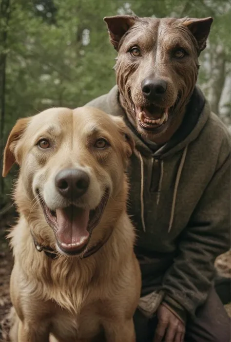 ((Foto espetacular de filme analógico colorido de Cachorrão com cabeça de cachorro no corpo de homem))((Cristóvão, santo cabeça de cachorro)(medieval mandog canino-humano híbrido canídeo cinocéfalo))
exposição ral 
 