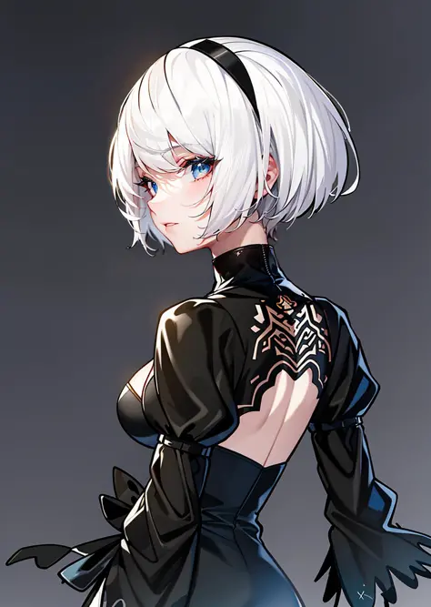 Nier Automata 2B (YoRHa No.2 Type.B) without blindfold