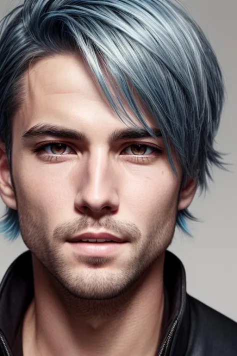 male, (([Blue hair], [windcheater])), realistic, (detailed face), (detailed teeth), (detailed eyes), (detailed iris),,   <lora:add_detail:0.5> <lora:more_details:0.5> <lora:epiNoiseoffset_v2Pynoise:1>