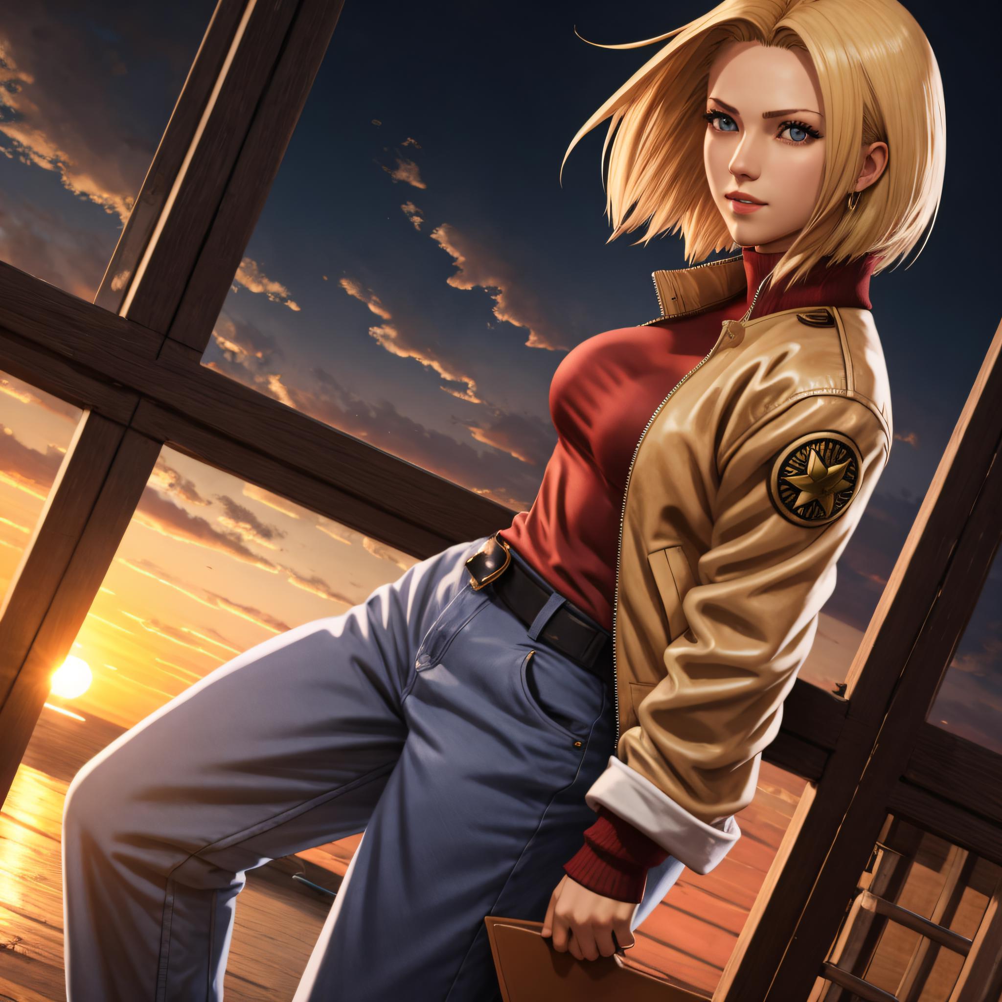 Android 18, Also known as Number 18, He is an imposing character in the  saga - SeaArt AI