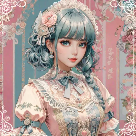 SweetHarajuku_LoRA, A *censored* fashionista with a whimsical, enigmatic gaze, wearing a high-tech *censored* outfit, turns her ...