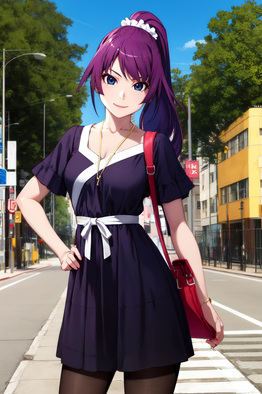 Senjougahara Hitagi - Monogatari Series LORA - SeaArt AI модель