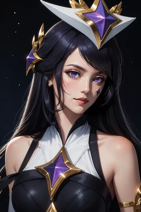 (masterpiece, best quality),  intricate details,
1girl,   <lora: Star_Guardian_Syndra:0.8>  star guardian syndra, 
 <lora:abstra...