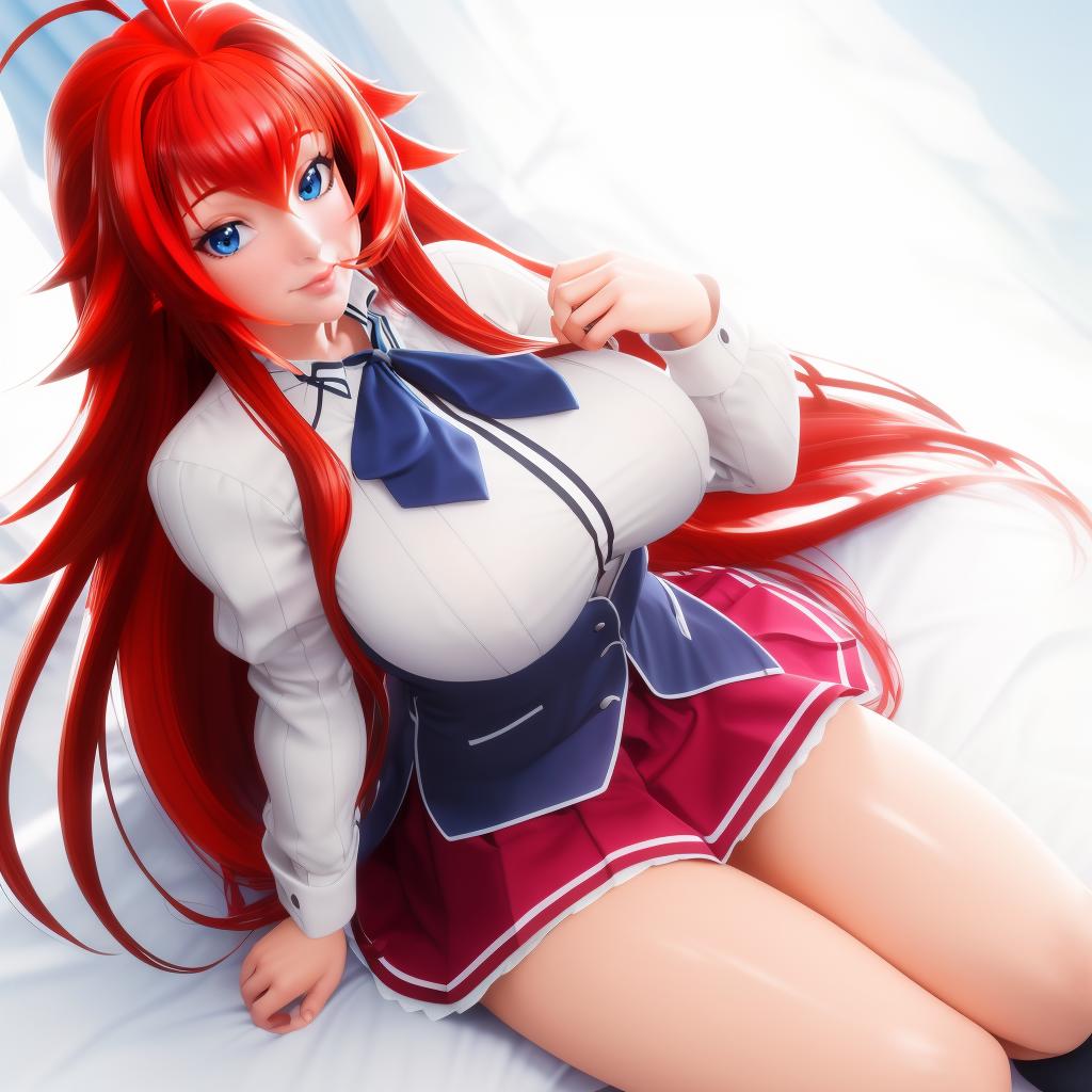 Rias Gremory nude - SeaArt AI