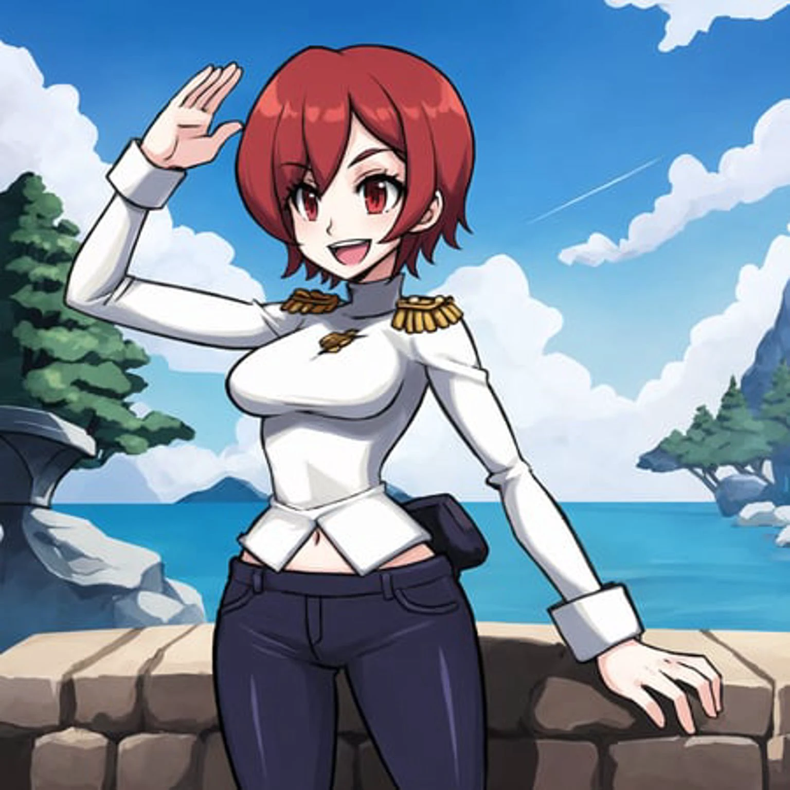 Skullgirls Art Style Lora - SeaArt AI модель