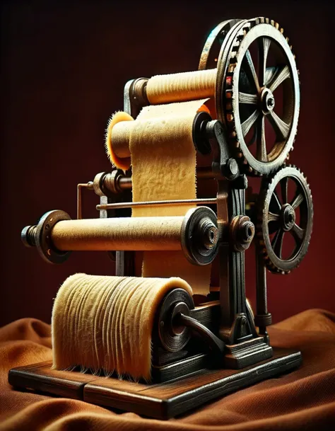 "The Invention of the Printing Press", made out of ral-vcnafbrc <lora:ral-vcnafbrc-sdxl:0.85>, rich deep colors, cinematic atmosphere, enchanted, unique, polished, fabulous colors, beautiful composition, fine polished, dynamic dramatic beautiful full taking, gorgeous, detailed