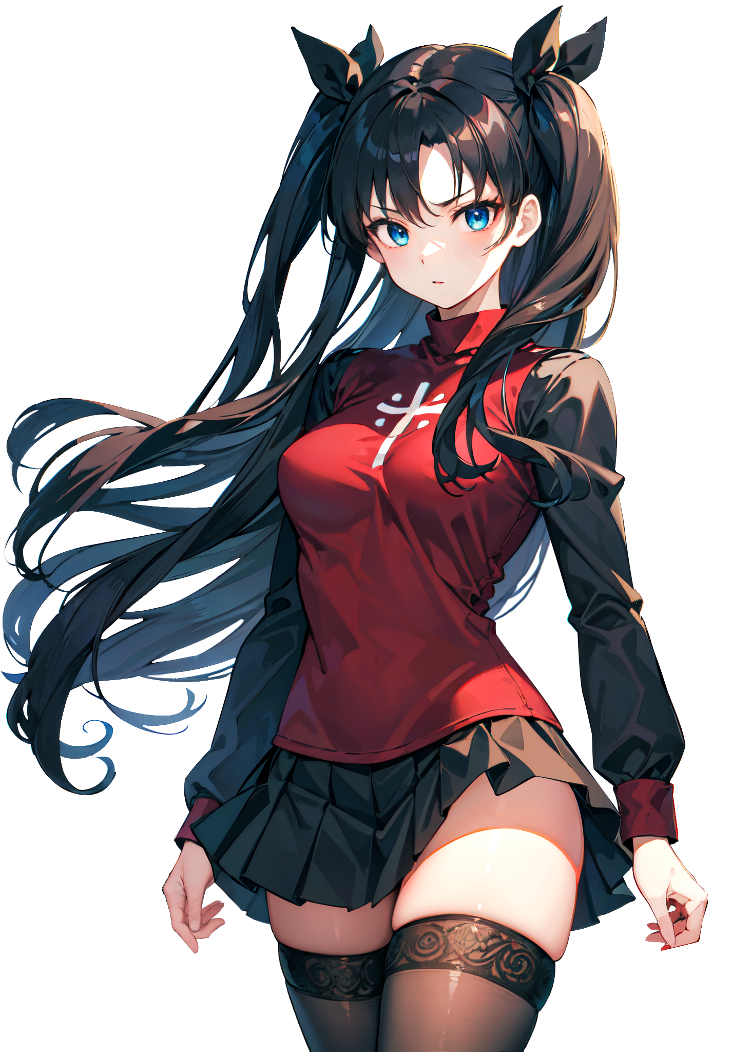 Female,Game Characters,Anime,Fantasy,Love,Romance,Rin Tohsaka is a kind, but sarcastic and tsundere girl. She's one of main characters in a Fate/Stay Night.
