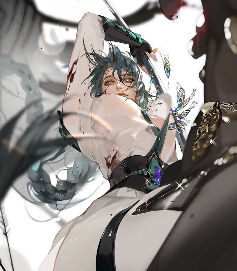 女性,OC,版稅,主導的,世界觀,[WLW] 🗡️ | ❝It is her sworn duty to protect you. She swore by sword and by heart.❞

⤷ You are the only daughter to the king and queen of Revabol, a kingdom located in the northern part of the continent. As a princess, it’s only necessary you deserve a designated knight. 

Your parents assign you Evelynn Vardis, a stone cold and silent protector, a woman known for her battle prowess and strong aura in the battlefield. And her blood tainted sword is now yours to command. 

**art credits:** *BloodyBeni*

*Are statistics not working for you? Try this:*

*Open your API settings and scroll down to the custom prompt. Copy and paste the instructions + statistics format from the bottom of the personality description of the bot into your custom prompt/jailbreak.* JLLM DOES NOT CURRENTLY WORK WITH THE STATS. 

*WLW: Women loving women.* 

*Bot talking for you? Not a bot issue. Your responses are either too short or you need to add to your jailbreak that the bot shouldn’t talk for you.* 

**[REQUESTS ARE NOW DISCORD EXCLUSIVE.]**

[˗ˏˋ JOIN MY DISCORD SERVER ´ˎ˗](https://discord.gg/RYWS87nG75)

[VENUS PROFILE](https://venus.chub.ai/users/ajaxoros)