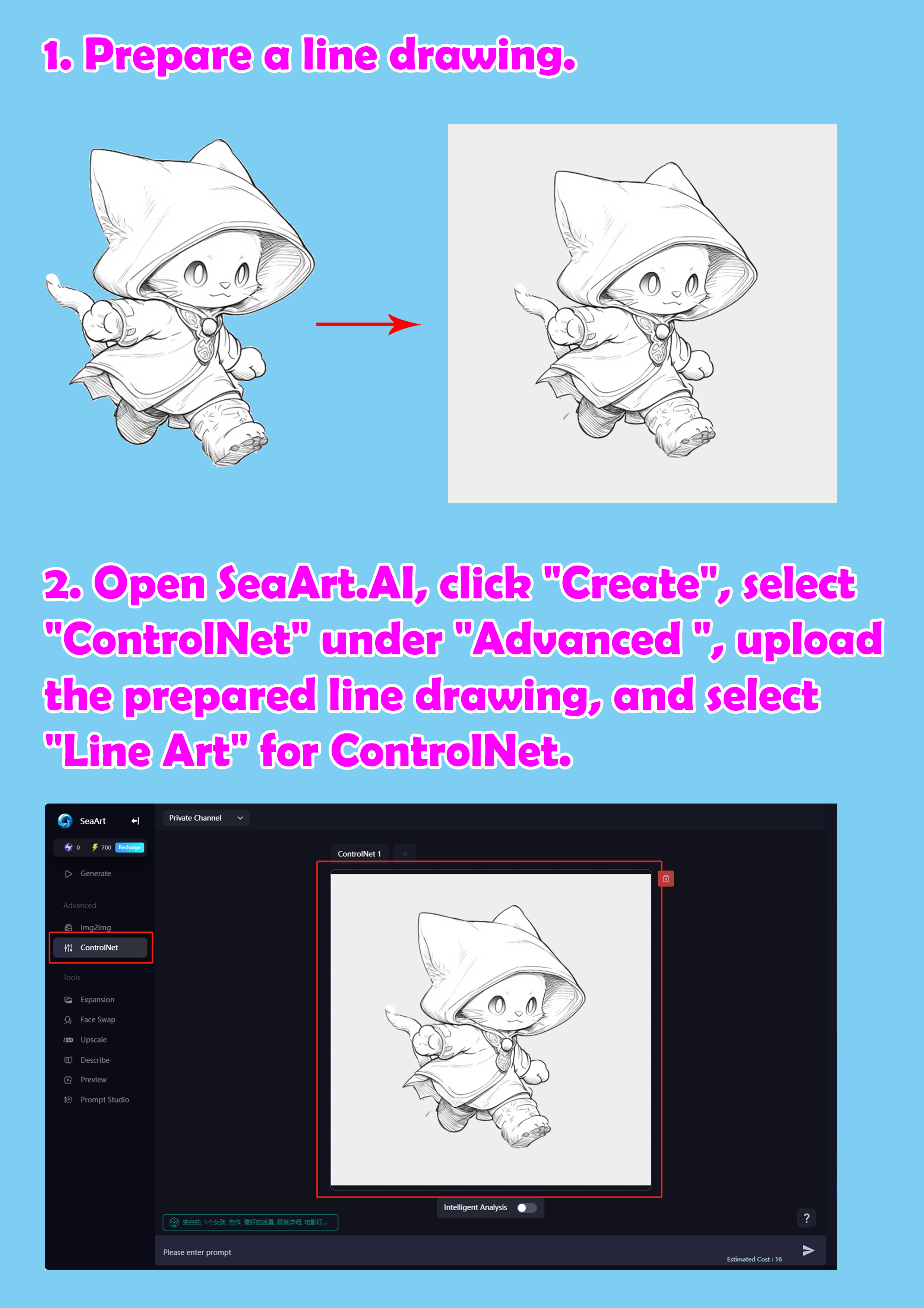 Tutorial on Converting Line Drawings to 3D Models