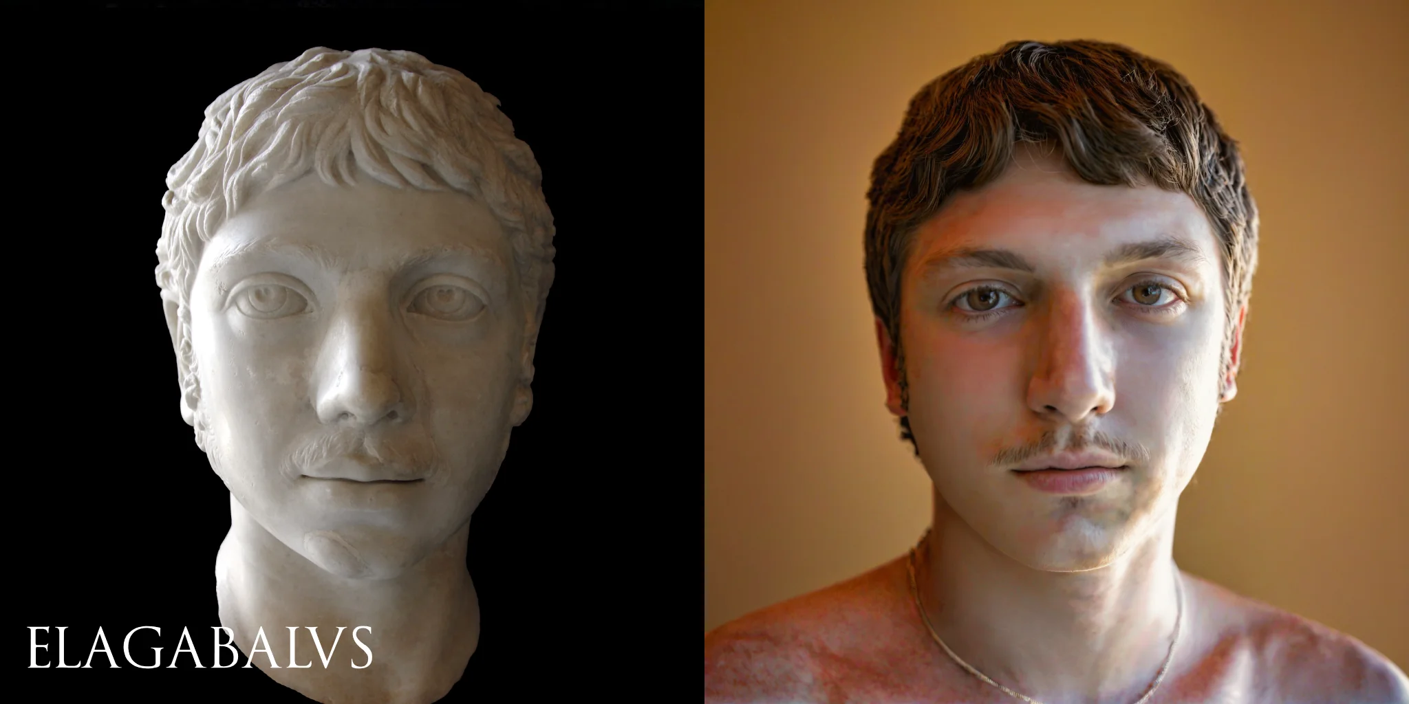 Roman busts brought to life