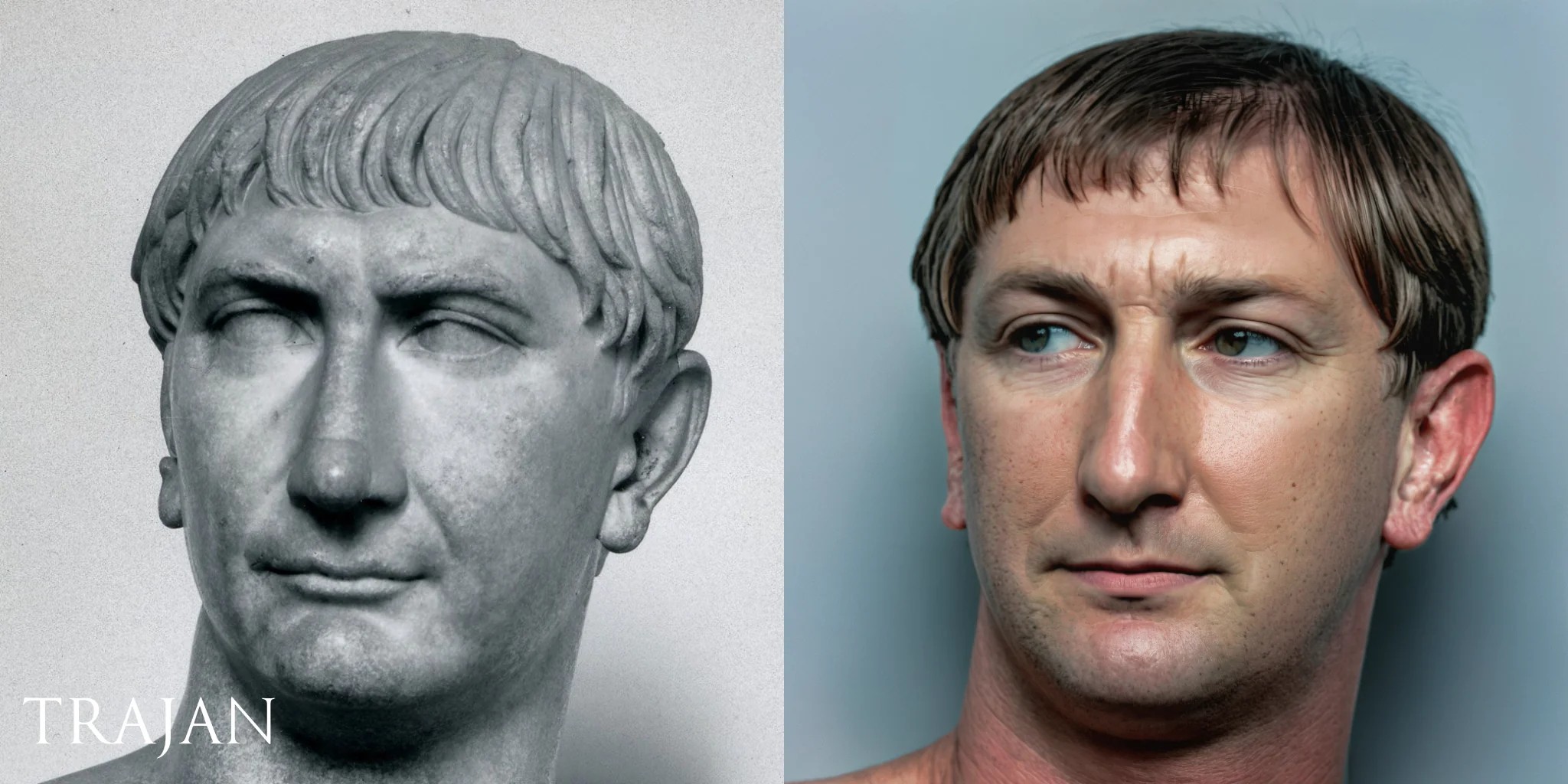 Roman busts brought to life