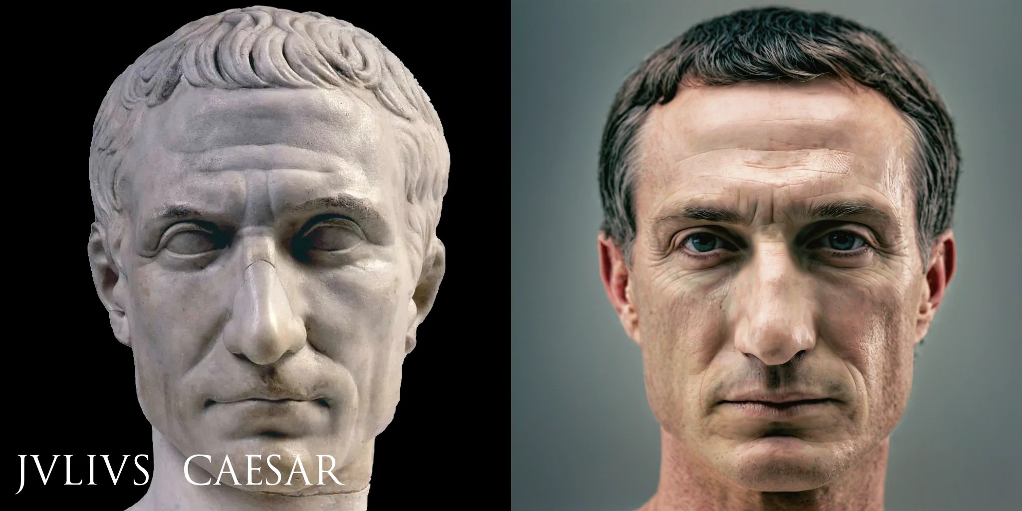 Roman busts brought to life