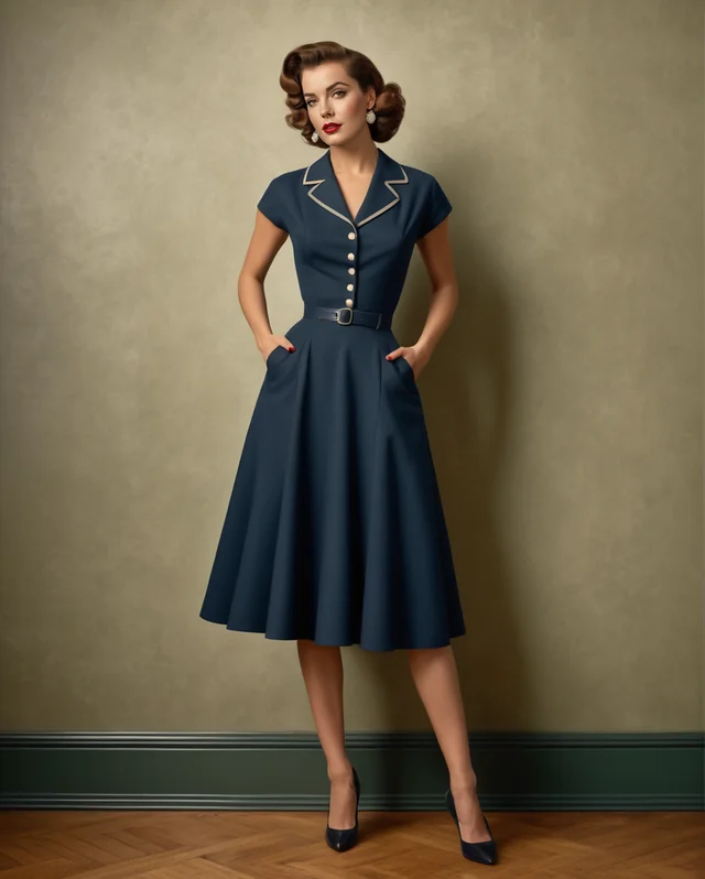 1950s Fashion Created With SeaArt AI