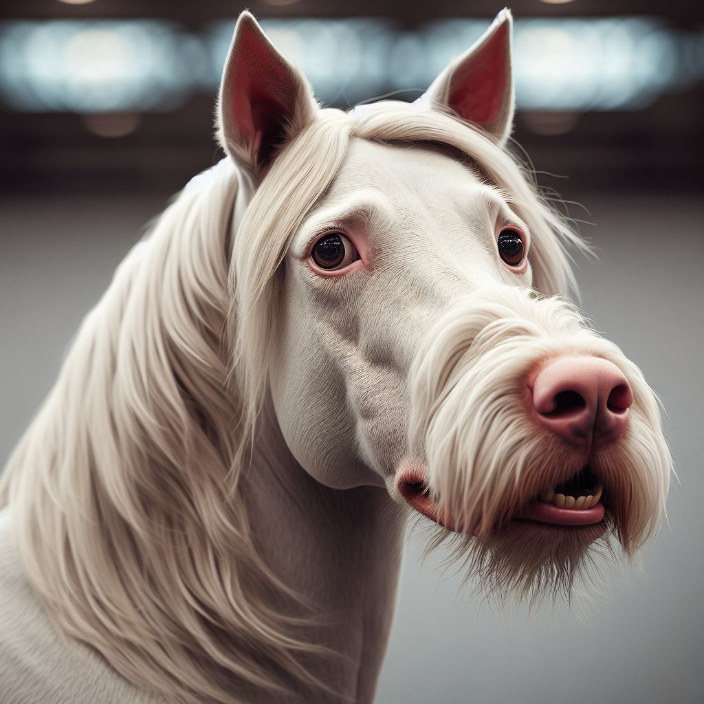 hybrid funny doggy horse