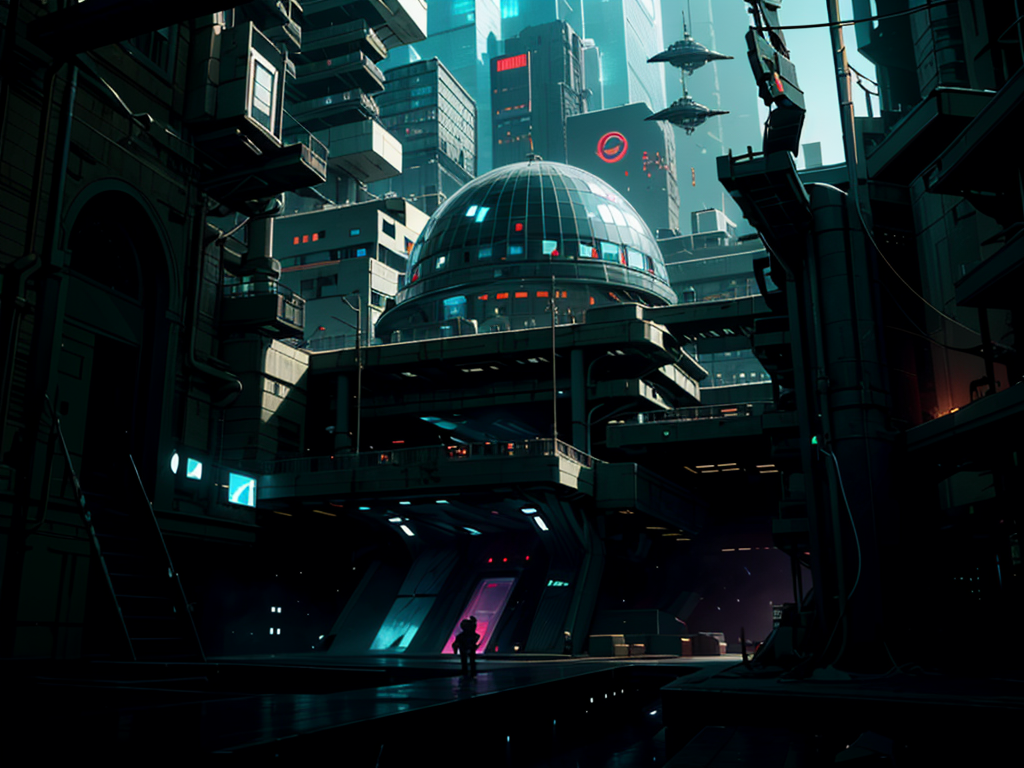 Sci-Fi City and the industry that makes it work day & night