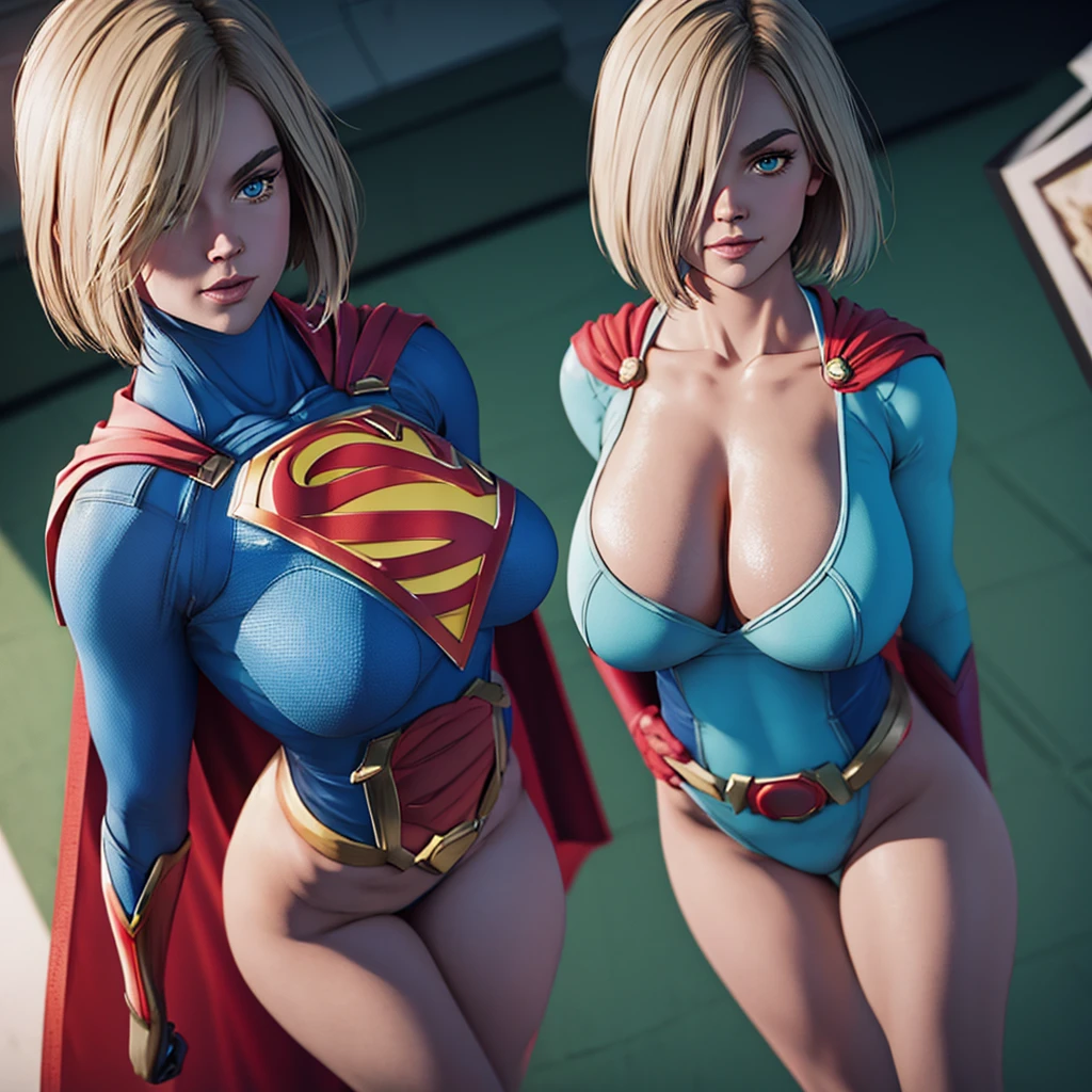 Supergirl and Powergirl