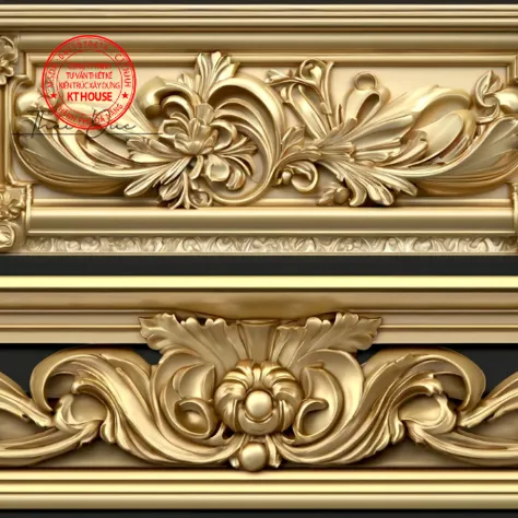 KTH Detail - Gold Classic Molding SDXL