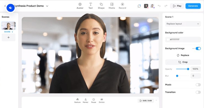 Synthesia AI Talking Avatar