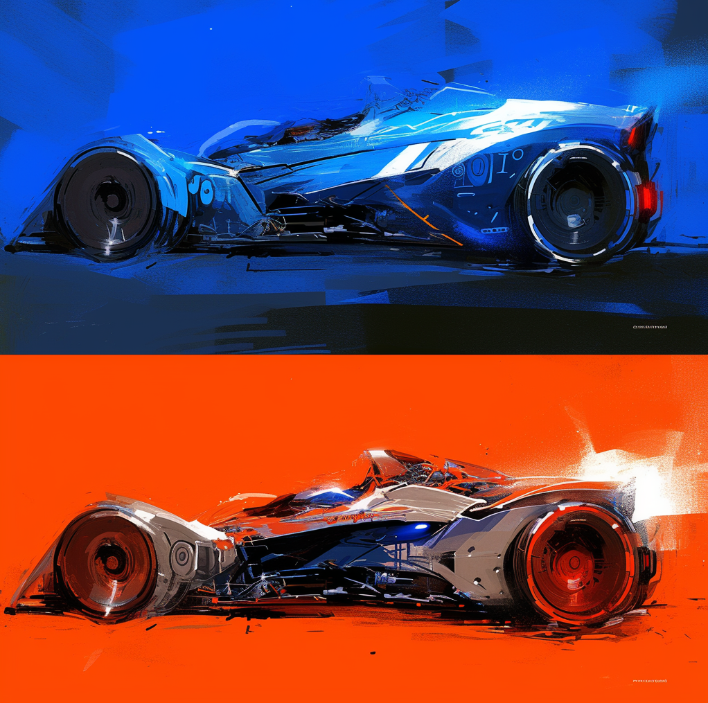 Racing Car/赛车插画/レーシングカ