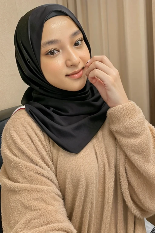 Pretty hijab woman