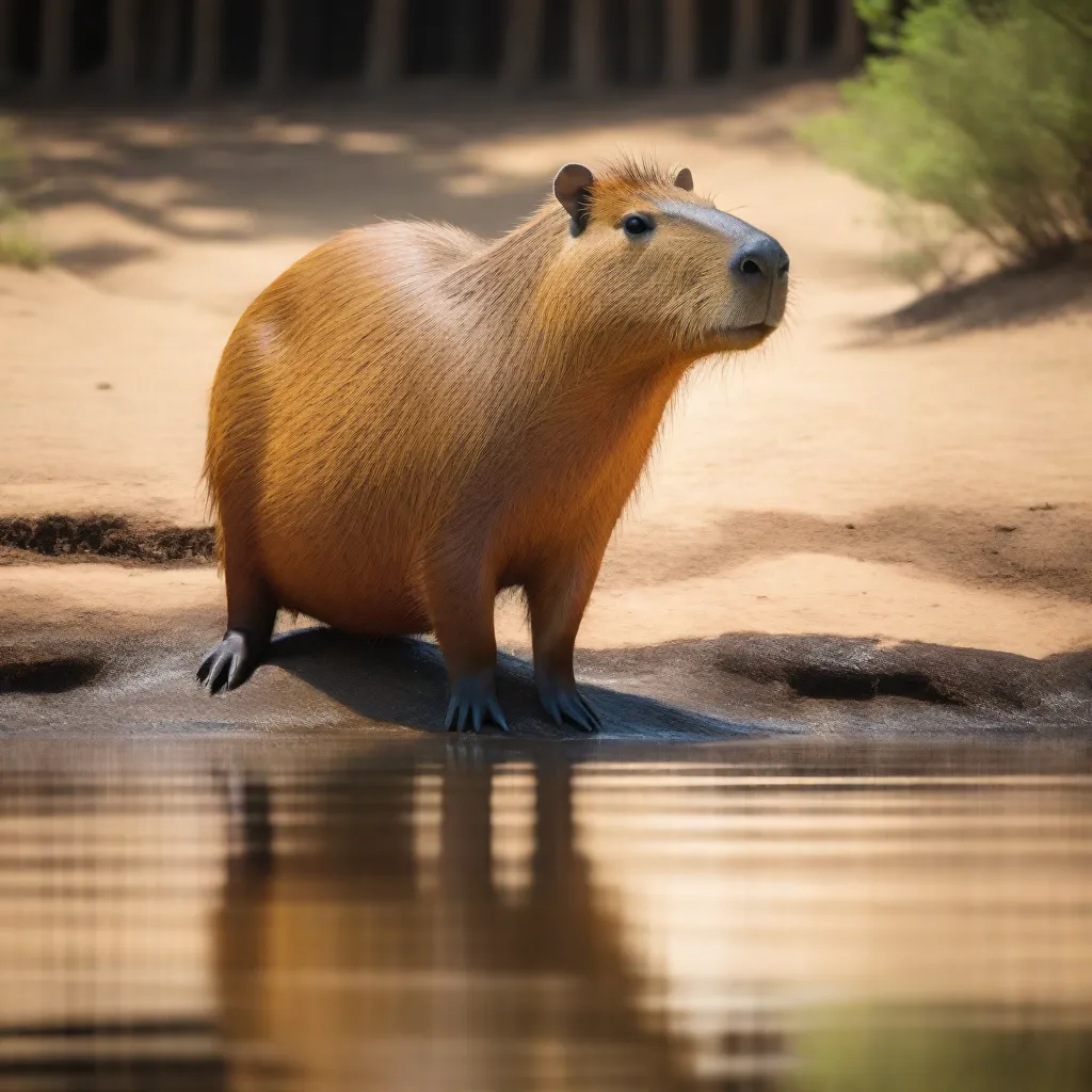 A Capybara/一只水豚/カピバラ一匹