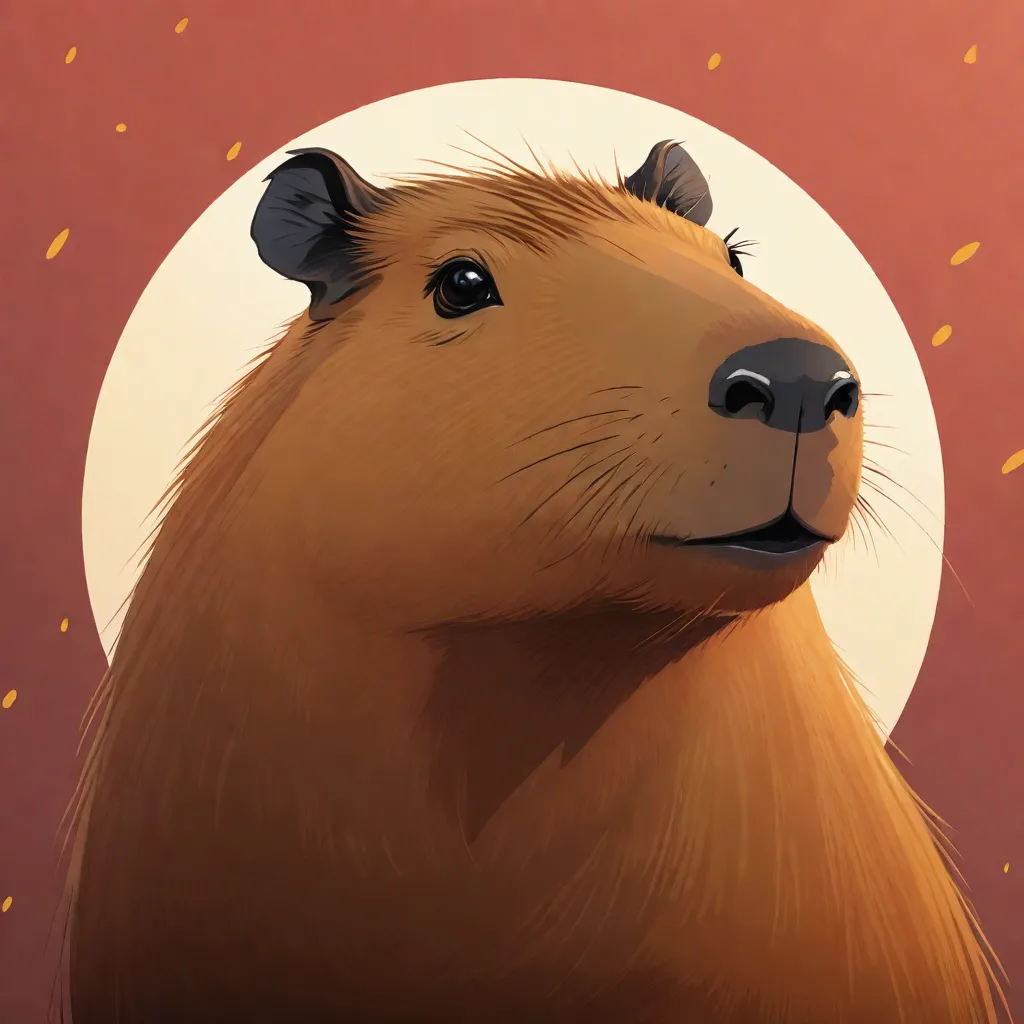 A Capybara/一只水豚/カピバラ一匹