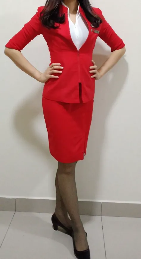 Airasia Flight Attendant Uniform